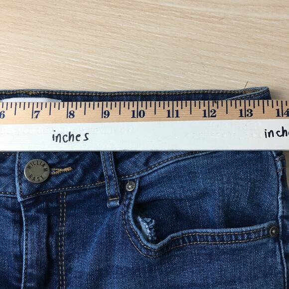 William Rast Ankle Skinny Distressed Frayed hem Jeans Size 27 - Picture 5 of 10